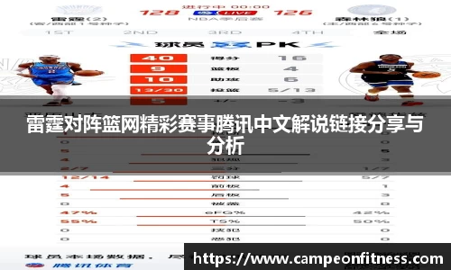 雷霆对阵篮网精彩赛事腾讯中文解说链接分享与分析